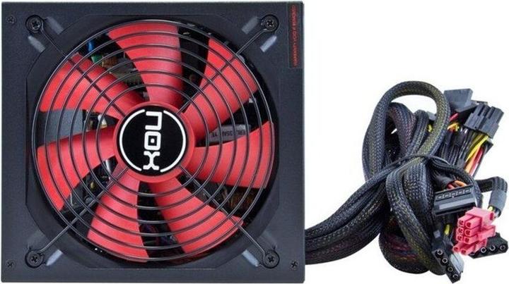 Actual product image Nox NXS650 Power Supply 650 W 20+4 pin ATX Black (650 W)