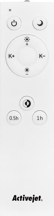 Produktbild Activejet Plafon LED AJE-KRIS Grey + pilot Deckenbeleuchtung Nicht austauschbare Glühbirne(n) A+ (2000 lm)