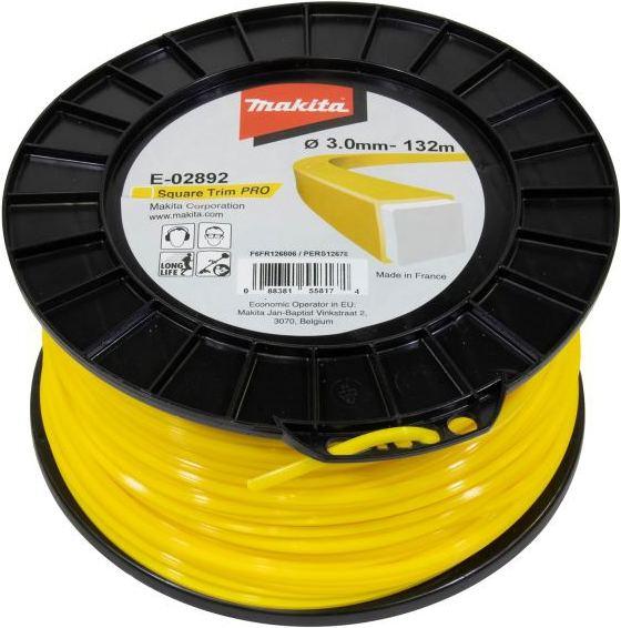 Actual product image Makita Mowing thread square 3,0mmx132m (Weed whacker, Trimmer line + line spool)