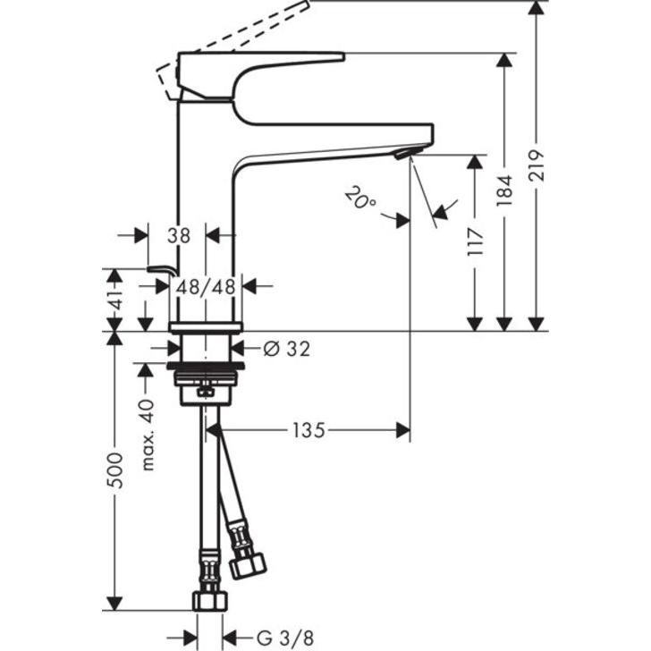 Thumbnail - hansgrohe, Badarmatur, Metropol Chrom