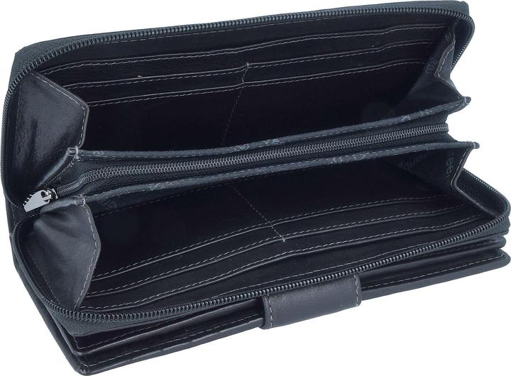 Immagine prodotto Greenland Nature Portafoglio in nappa nera RFID 20 cm