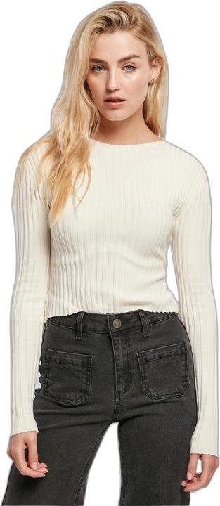 Produktbild Urban Classics Ladies Short Rib Knit Twisted Back Sweater - 21165 (XXL)