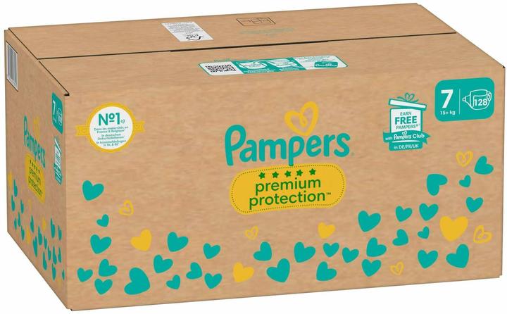 Image du produit Pampers Premium Protection (Taille 7, Pack mensuel, 128 pièce(s))