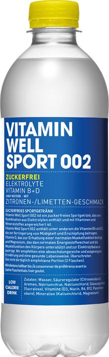 Produktbild Vitamin Well Sport 002 (Zitrone und Limette, 12 x)