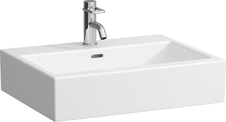 Produktbild Laufen Living City Waschtisch, ohne Hahnloch, mit Überlauf, 600x460mm, weiss (460 mm, 600 mm)