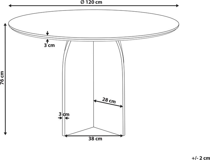 Image du produit Beliani Yarra (120 x 76 cm)