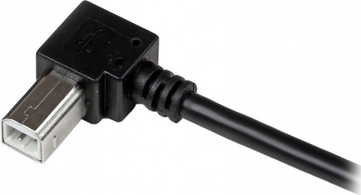Actual product image StarTech 3m USB 2.0 A to B cable right angled - St/St - USB printer cable (3 m, USB 2.0)