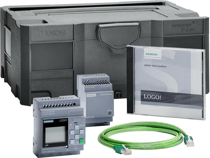 Siemens LOGO! 6ED1057-4BA01-0AA0 Starter Kit 12/24RCE V8.4 w.LOGO!