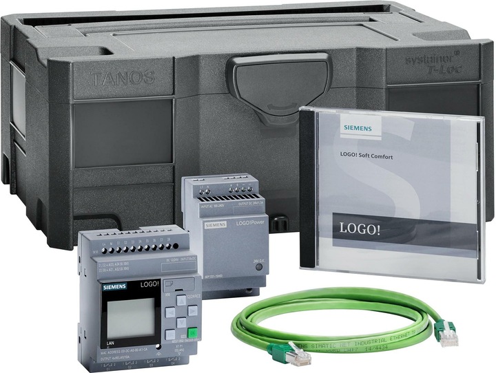 Actual product image Siemens LOGO! 6ED1057-4BA01-0AA0 Starter Kit 12/24RCE V8.4 w.LOGO!