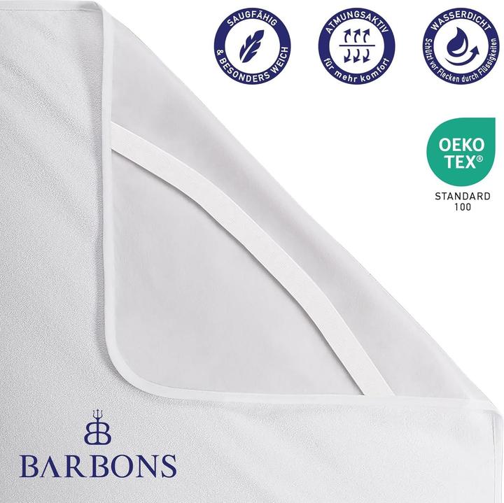 Produktbild Barbons 2er-Set Wasserdichte Matratzenschoner, 80 x 200 cm (80 x 200 cm)
