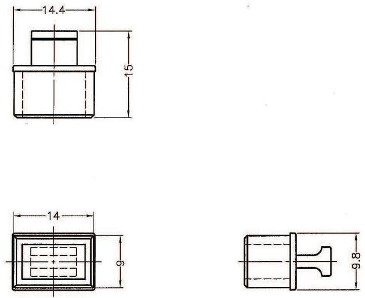 Actual product image Delock SFP Dust protection (Blind module)