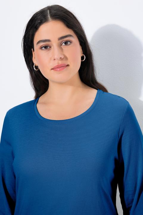 Produktbild Ulla Popken Shirt, Slim, Rundhalsausschnitt, Langarm (42, 44)