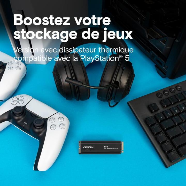 Produktbild Crucial P310 mit Heatsink (2000 GB, M.2, M.2 2280)