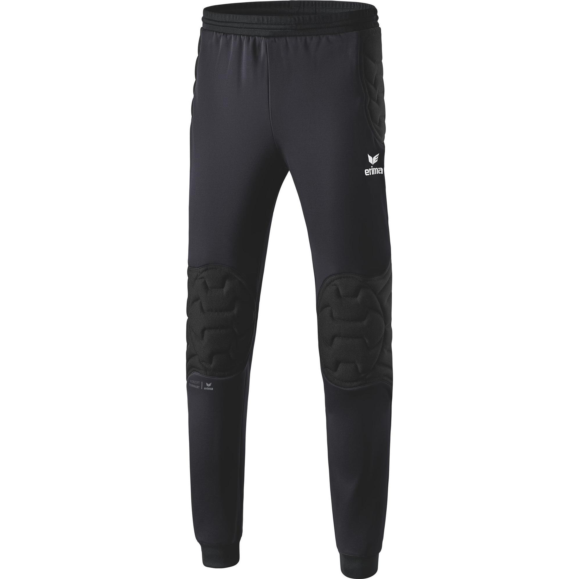 Erima, Herren, Sporthose, Elemental Torwarthose mit Bündchen (140), Schwarz, 140