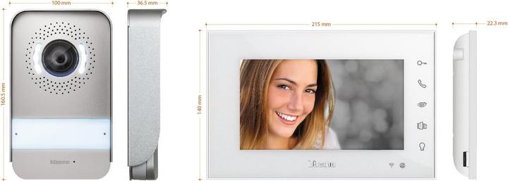 Image du produit Bticino Interphone vidéo WiFi avec application, contrôle d'accès à distance et vision nocturne (Filaire, Sans fil)
