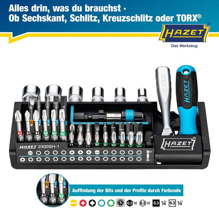 Actual product image HAZET 2300SH-1 (Hexagonal)