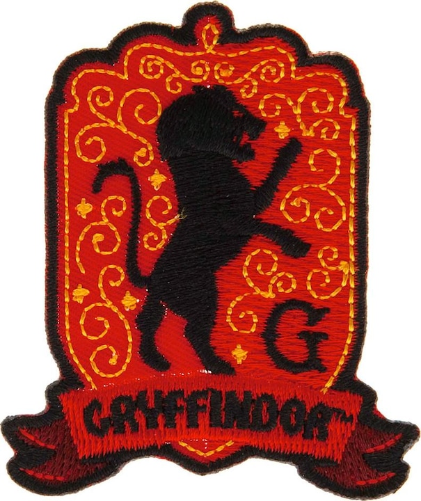 Actual product image Gryffindor iron-on patches (1 x)