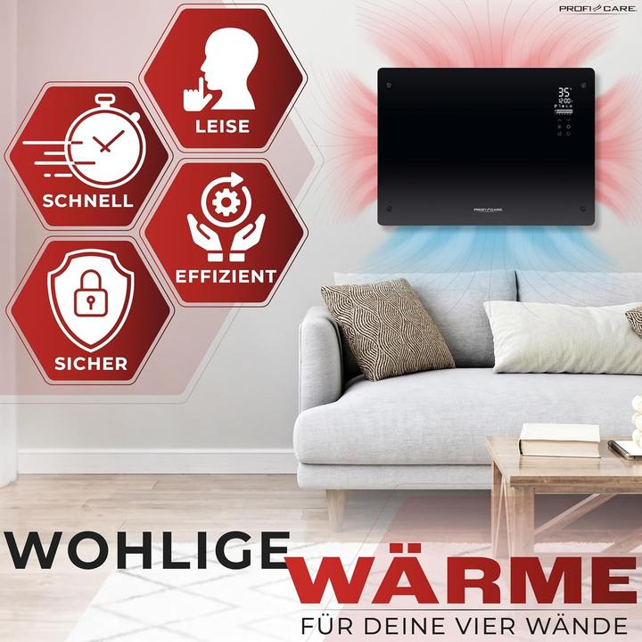 Actual product image Profi-Care ProfiCare PC-GKH 3118 electric heater 750/1500 Watt (1500 W)