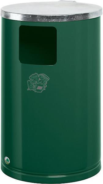 Immagine prodotto kaiserkraft Raccoglitori per esterni in lamiera d'acciaio (30 l)