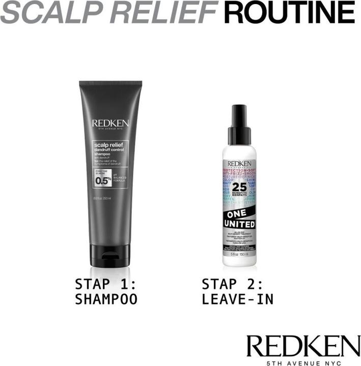 Actual product image Redken Scalp Relief Dandruff Control (250 ml, Liquid shampoo)
