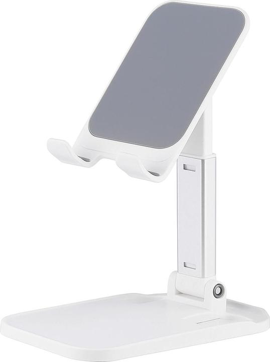 Actual product image Wozinsky Desk Phone Stand Tablet Stand Foldable White (WFDPS-W1)