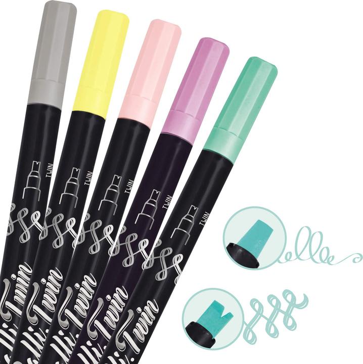 Image du produit Online CALLI BRUSH TWIN - Stylo fibre (5 x)