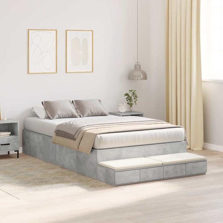 Actual product image vidaXL Storage bed (120 x 190 cm)