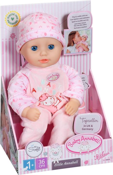 Actual product image Baby Annabell Zapf 709870 Little Annabell 36cm