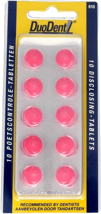 Actual product image Duodent Brushing Control Tablets - 10 Pcs - Toothpaste
