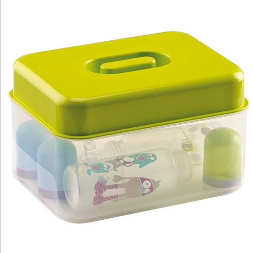Thermobaby Double use steriliser (hot or cold sterilisation) green