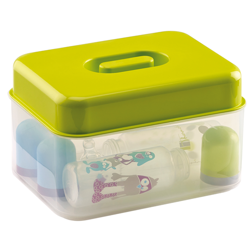 Actual product image Thermobaby Double use steriliser (hot or cold sterilisation) green