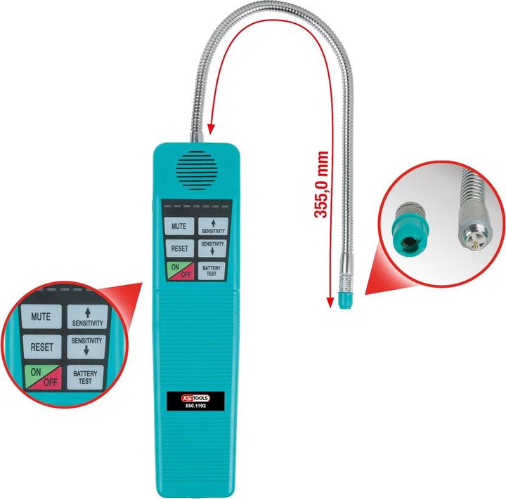 Productafbeelding KS Tools Lekdetector voor airconditioning