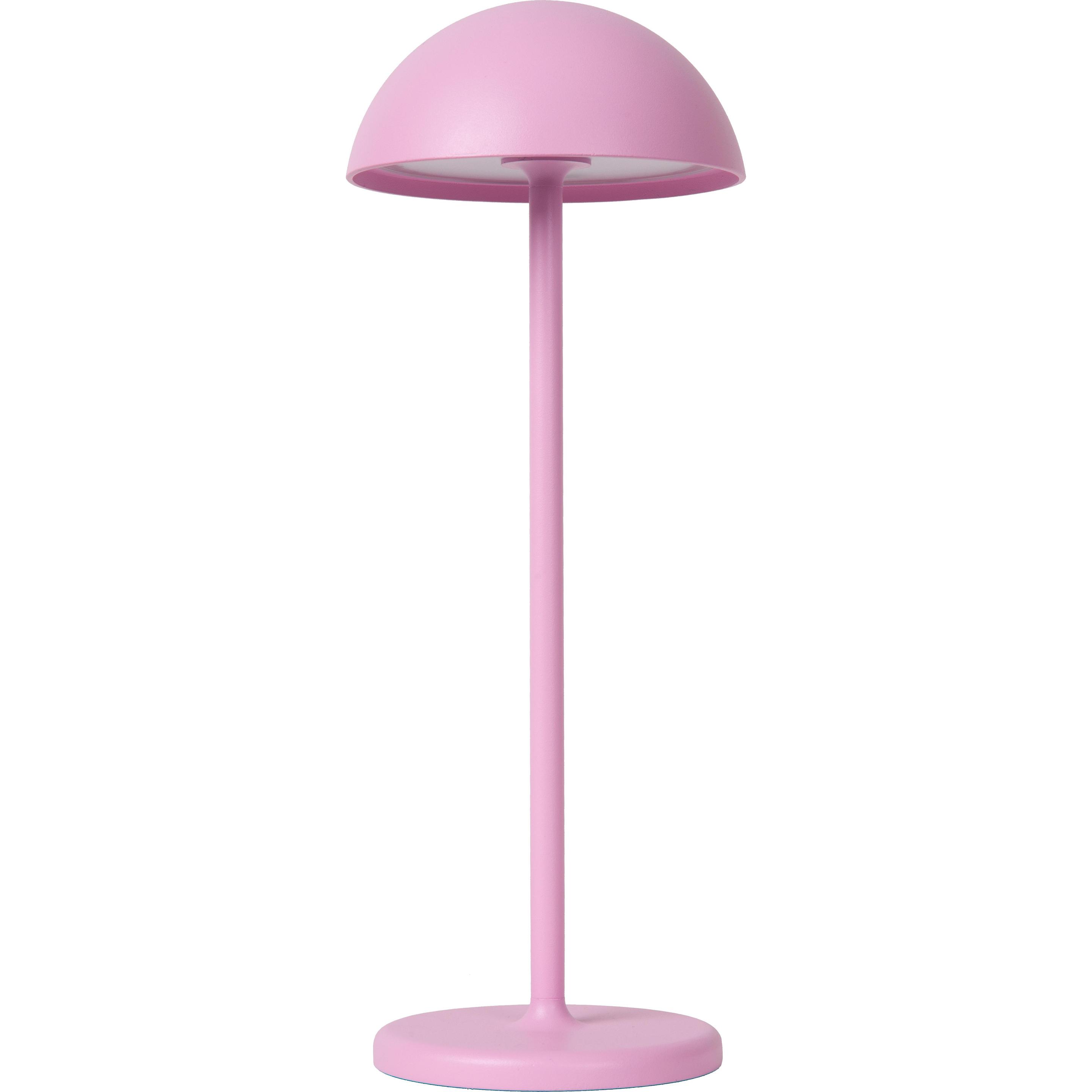 Lucide, Gartenbeleuchtung, JOY - Tischlampe Aussen - Ø 11,5 cm - LED Dim. - 1x1,5W 3000K - IP54 - Rosa 15500/02/66 (190 ...