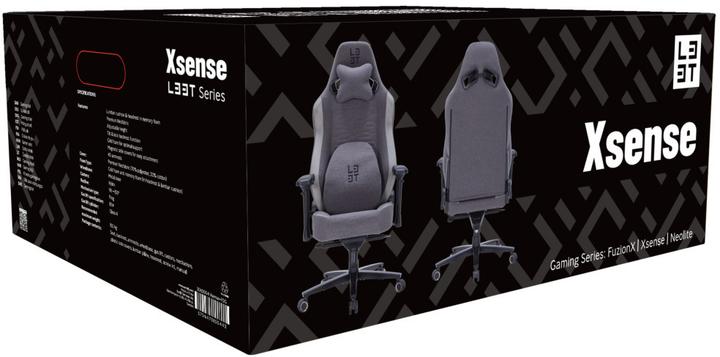 Image du produit Deltaco Gaming L33T Gaming Chair Xsense Soft Fabric - Dark Grey
