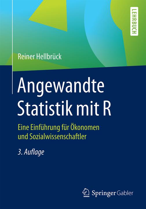 Produktbild Angewandte Statistik mit R (Deutsch, Reiner Hellbrück, 2016)