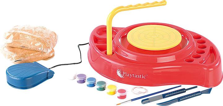 Immagine prodotto Playtastic Il mio primo tornio da vasaio: set completo con argilla e colori
