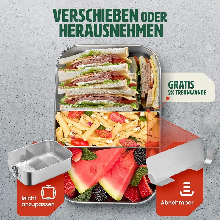 Produktbild Linfeldt Brotdose mit 3 Fächern