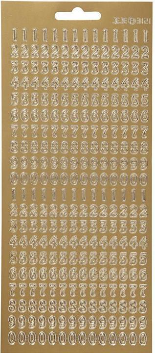 Immagine prodotto Creativ Company Numeri adesivi oro
