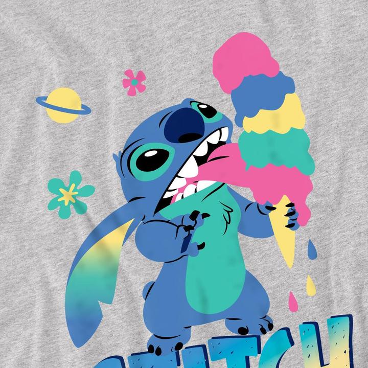 Produktbild Lilo & Stitch TShirt meliert (128)