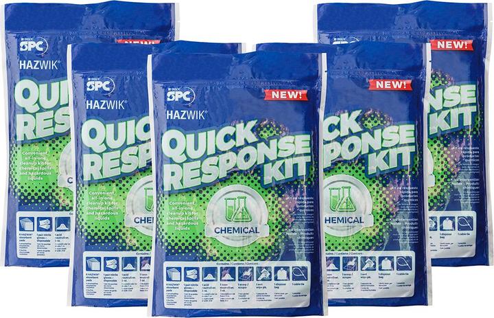 Actual product image Brady SKHAZ-QRK-C5, HAZWIK Quick Response Kit - Chemicals, Green, Absorption capacity: 1.25 Lite