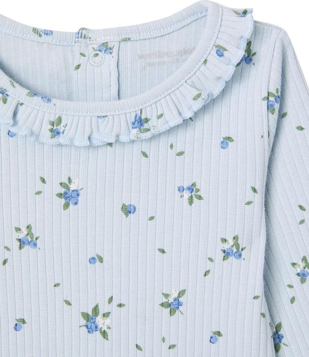 Actual product image Vertbaudet Bio-Kollektion: geripptes Baby Shirt mit langen Ärmeln (68)