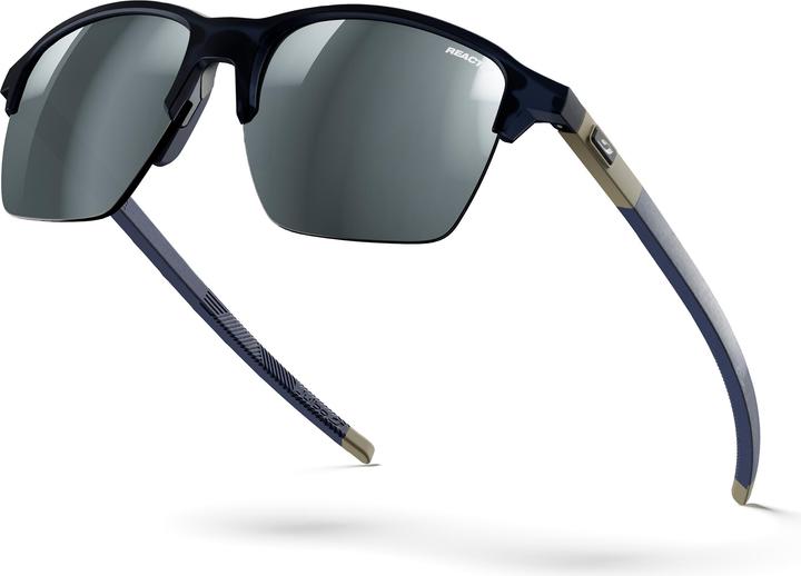 Actual product image Julbo Crossline Reactiv GC S1-3 (VLT 10-46%) (Blue translucent, Beige glossy, Reactiv 1-3 GC Grey)