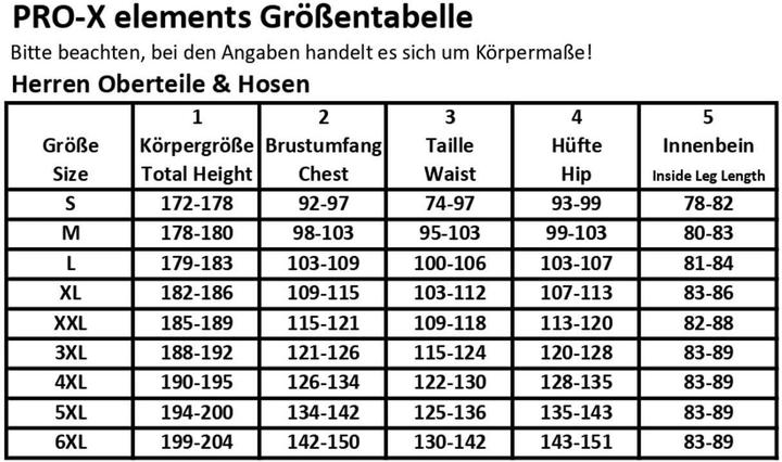 Actual product image PRO-X elements Phase (L, XL)