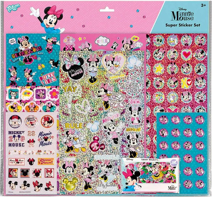 Actual product image Totum Super Sticker Set - Minnie Mouse