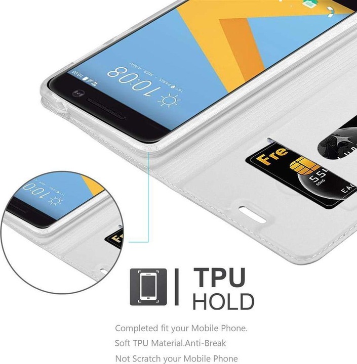 Actual product image Cadorabo Book Classy Style Cover (HTC One 10)