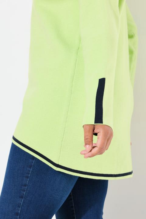 Actual product image Angel of Style Knitted sweater with double-faced knit and zip-up collar (56)