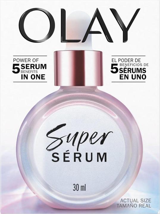 Actual product image Olay Super Serum Vitamin C Serum For Face With Niacinamide Collagen Peptide Skincare For Anti-Aging (30 ml)