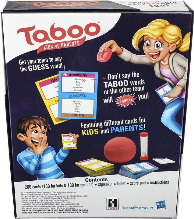 Produktbild Hasbro Gaming Tabu Familien Edition (Deutsch)