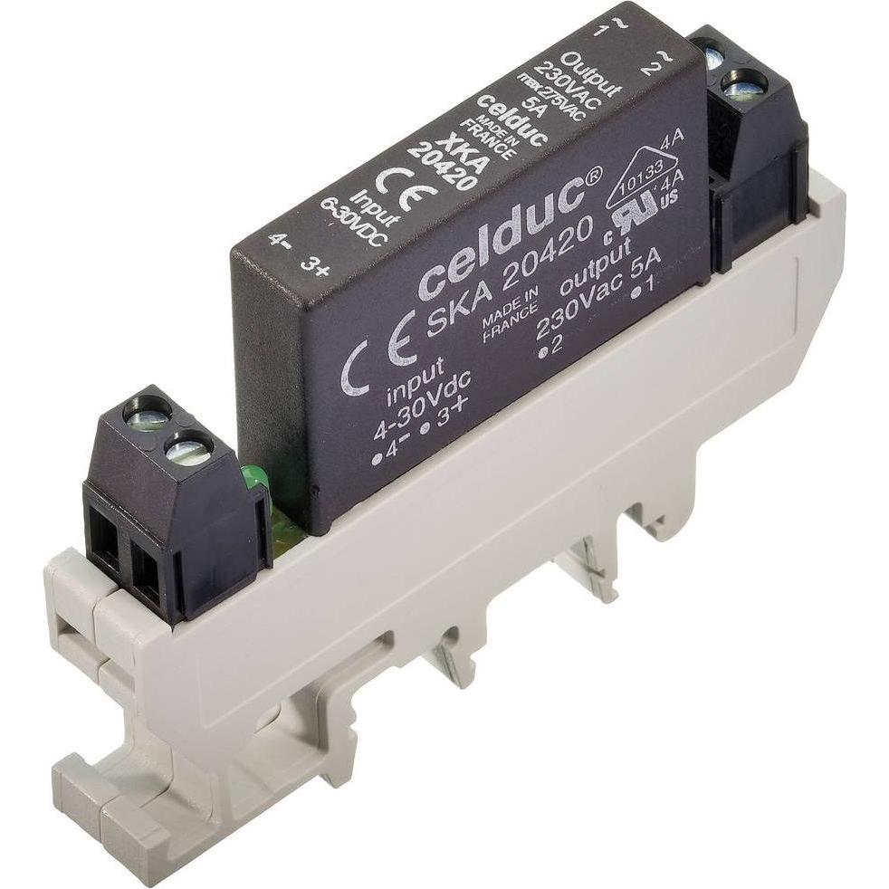 Celduc Halbleiterrelais XKA70420 5 A Schaltspannung (max.): 275 V/AC 1 St., Relais