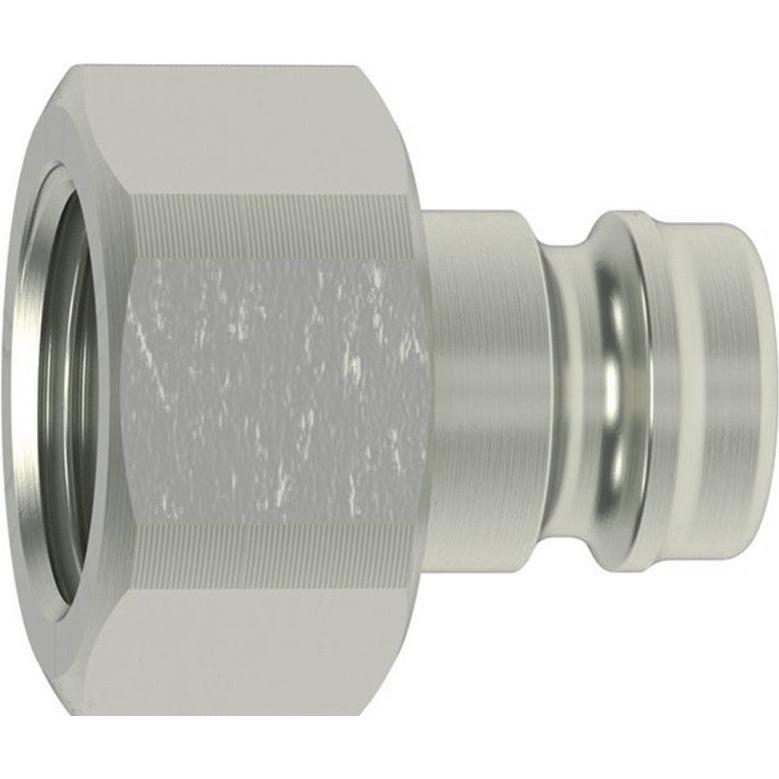 Lüdecke, Raccordo per tubo flessibile, Anschlussnippel für Kupplung Form H, mit Innengewinde (Aggancio)